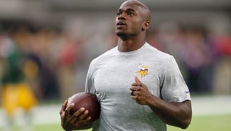 Next Story Image: Adrian Peterson ruled out, future with Vikings unclear